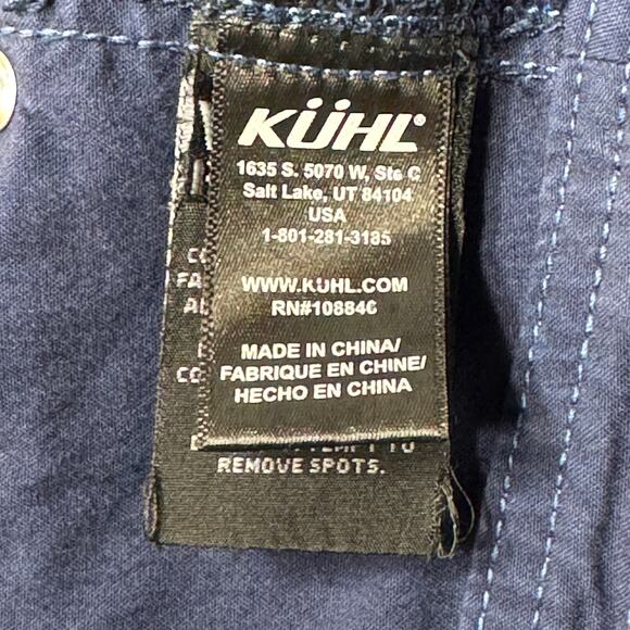 Kuhl SZ 2 Reg Splash Roll-Up Convertible Pants Cargo Pockets UPF 50 Lightweight - Picture 13 of 15